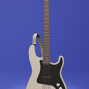 5弦ベース (5 strings bass guitar with strap)ストラップ、ピック付き