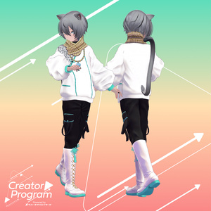 Silk Bloom Neo-Chinese Jacket Set - VRChat Men's Clothing / CP4 缩略图 4