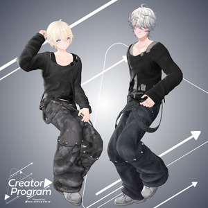 UNTHRDLayer: Street Wear Outfit Set - VRChat Men's Clothing  / CP7 缩略图 5