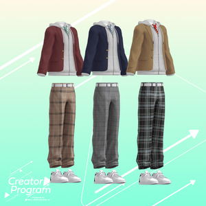 THE Gakuseifuku Schoolwear - VRChat Men's Clothing / CP6 缩略图 10
