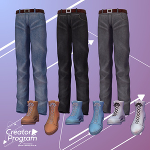 Biker Jacket Set - VRChat Men's Clothing / CP4 缩略图 12