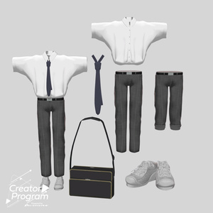 Summer School Uniform  - VRChat Men's Clothing / CP20 缩略图 8