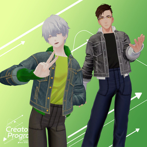 GJacketSet - VRChat Men's Clothing / CP1 缩略图 4