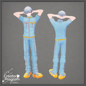 AirFlowWorkSetUp  - VRChat Men's Clothing  / CP11 缩略图 6