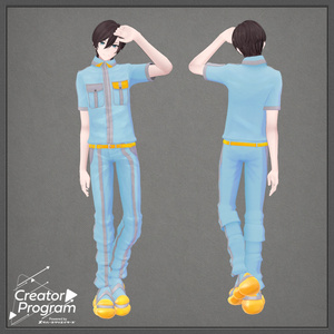 AirFlowWorkSetUp  - VRChat Men's Clothing  / CP11 缩略图 12