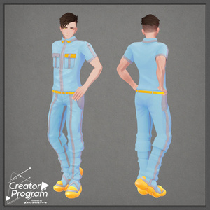 AirFlowWorkSetUp  - VRChat Men's Clothing  / CP11 缩略图 9