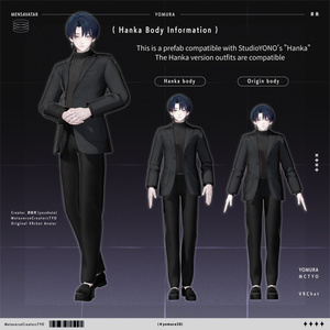 Yomura - Original 3D Model for VRChat (VRC Avatar) #夜邑3D #Yomura3D / AC6 缩略图 6