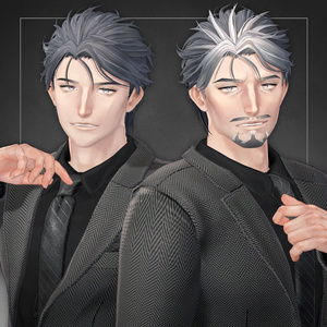 Shidou - Original 3D Model for VRChat (VRC Avatar)  #士堂3D #Shidou3D / AC8 缩略图 6