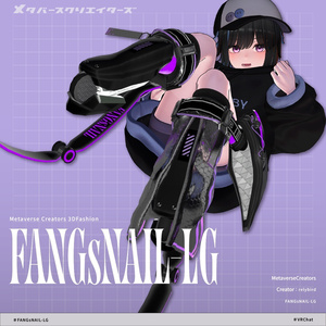 FANGsNAIL-LG -  VRChat Gimmicky Avatar Accessory / CP43