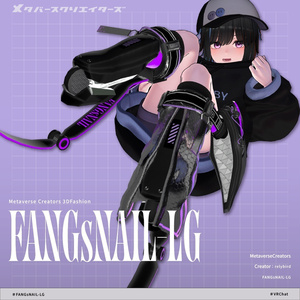 FANGsNAIL-LG -  VRChat Gimmicky Avatar Accessory / CP43
