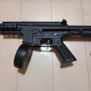 【STLデータ】東京マルイ M4/STANAG対応 MP5ドラムマガジン変換アダプター