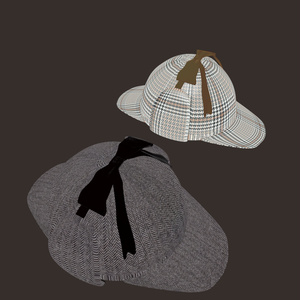 deerstalker/鹿撃ち帽/福尔摩斯帽/帽子/cap 缩略图 4