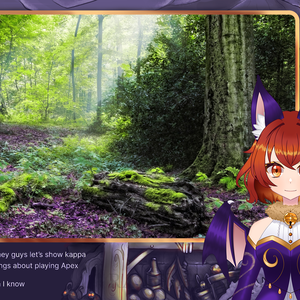 Witchy Cave | Streaming Overlay | Hand Painted |16:9 Ratio | PNG
