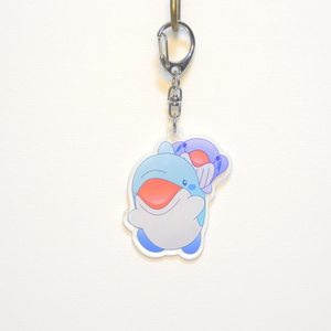 Acrylic Keychain: Friendly Piggyback Version