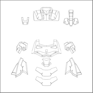 MGM-08] ビキニ忍者 改造パーツセット - MUSCUTO SHOP - BOOTH