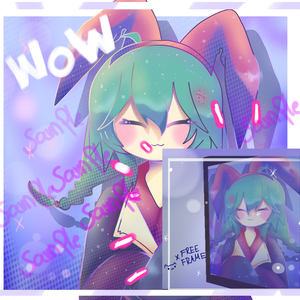 Komachi illustration plus Frame//イラストレーション 【小町まちね】