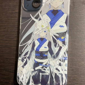 化石着物スマホケース