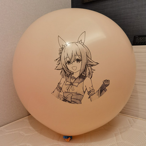 チヨちゃん風船 ラウンド型 Chiyo-chan balloon 36inch Round type