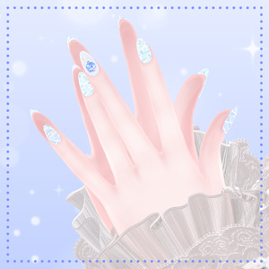 浴衣改変に！夏祭りネイル【シンプルジェルネイル -Simple Gel Nail-用テクスチャ】 缩略图 9