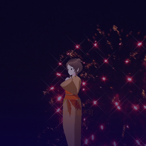 【VRoidお衣装アイテム】浴衣＊紅葉＊暖色系＊秋色　Yukata / VRoid item / freebie