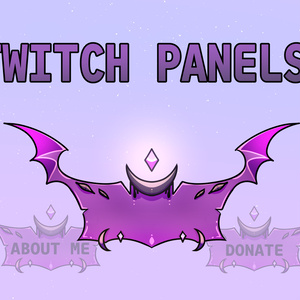 【Twitch Panels】 Demon theme!