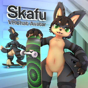 Skafu 3D VRChat Avatar 3.0