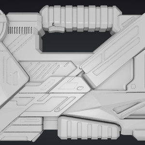 【3Dプリント用STL】仮面ライダーゼロワン　アタッシュショットガン（アタッシュモード）/【3D Printable STL】Kamen Rider Zero-One Attache Shotgun (Attache Mode)