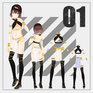 アラビアン風衣装【VRoid】