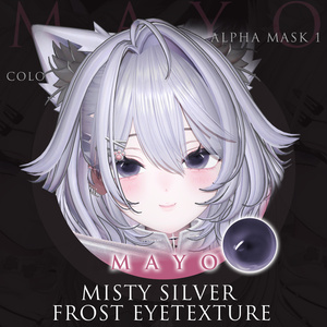 【7Avater対応】Misty Silver Frost Eyetexture
