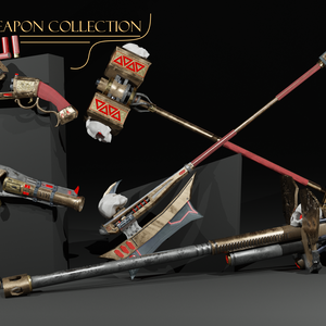 Golden Crush weapon pack, full collection