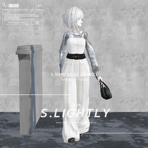 【3D】S.LIGHTLY (森羅/マヌカ/萌/ラシューシャ/桔梗/Lapwing セミ対応) #LAYON服。＃LAYONコーデ