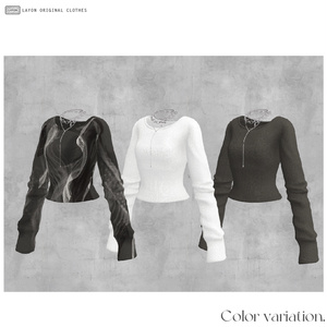【3D】S.LIGHTLY (森羅/マヌカ/萌/ラシューシャ/桔梗/Lapwing セミ対応) #LAYON服。＃LAYONコーデ 缩略图 12