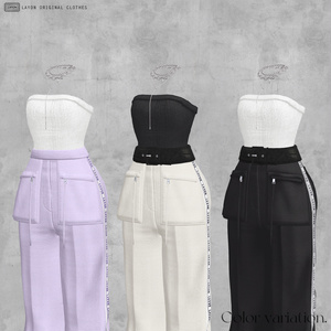 【3D】S.LIGHTLY (森羅/マヌカ/萌/ラシューシャ/桔梗/Lapwing セミ対応) #LAYON服。＃LAYONコーデ 缩略图 6