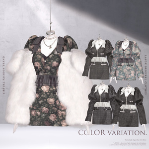 【3D】Sillage de Nuit (森羅/しなの/LUMINA/マヌカ/ラシューシャ/Lapwing/Sio/マリシア/ミルティナ/ルルネ/対応) #LAYON服 ＃LAYONコーデ 缩略图 18