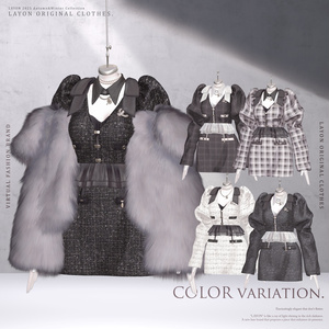 【3D】Sillage de Nuit (森羅/しなの/LUMINA/マヌカ/ラシューシャ/Lapwing/Sio/マリシア/ミルティナ/ルルネ/対応) #LAYON服 ＃LAYONコーデ 缩略图 20