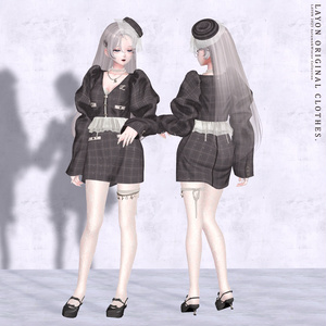【3D】Sillage de Nuit (森羅/しなの/LUMINA/マヌカ/ラシューシャ/Lapwing/Sio/マリシア/ミルティナ/ルルネ/対応) #LAYON服 ＃LAYONコーデ 缩略图 13