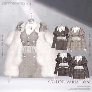 【3D】Sillage de Nuit (森羅/しなの/LUMINA/マヌカ/ラシューシャ/Lapwing/Sio/マリシア/ミルティナ/ルルネ/対応) #LAYON服 ＃LAYONコーデ 缩略图 15