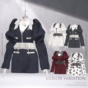 【3D】Sillage de Nuit (森羅/しなの/LUMINA/マヌカ/ラシューシャ/Lapwing/Sio/マリシア/ミルティナ/ルルネ/対応) #LAYON服 ＃LAYONコーデ 缩略图 21