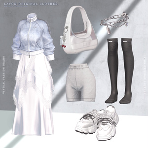【3D】Urban Veil Track (森羅/しなの/LUMINA/マヌカ/Sio/ミルティナ/Mayo/マリシア/Lapwing対応) #LAYON服 ＃LAYONコーデ 缩略图 18