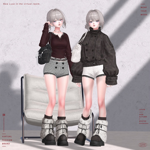 【3D】𝘼𝙣𝙮 𝙈𝙤𝙤𝙙-𝘾𝙤𝙡𝙡𝙖𝙗𝙤𝙧𝙖𝙩𝙞𝙤𝙣 𝙬𝙞𝙩𝙝 𝙨𝙞𝙤𝙢𝙖𝙧𝙪- (森羅/しなの/LUMINA/マヌカ/Mayo/Sio/ミルティナ/海咲/マリシア/Lapwing対応) #LAYON服 ＃LAYONコーデ 缩略图 2