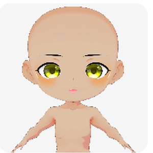 Vroid Chibi Base Model (vrm, vroid files)