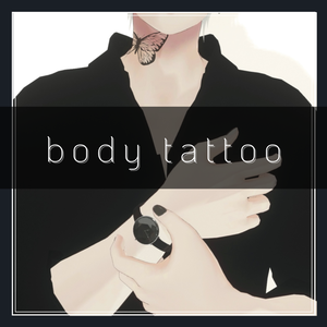 【 Butterfly Tattoo 】 ボディータトゥー