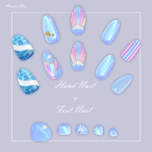 ʚ 18アバター対応 ɞ Mermaid Twinkle Nail 🐚ˎˊ˗ 缩略图 3