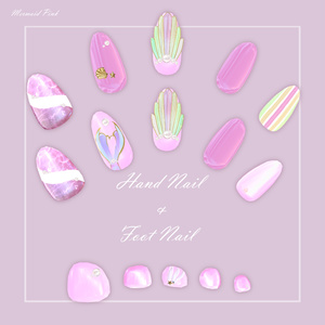 ʚ 18アバター対応 ɞ Mermaid Twinkle Nail 🐚ˎˊ˗ 缩略图 9