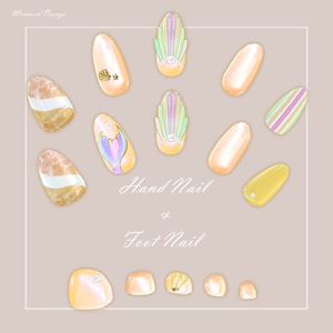 ʚ 18アバター対応 ɞ Mermaid Twinkle Nail 🐚ˎˊ˗ 缩略图 5