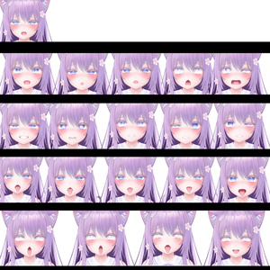 萌ちゃん専用　えっちな表情20個パック+アニメーションパック　Face Emotion Pack 缩略图 2