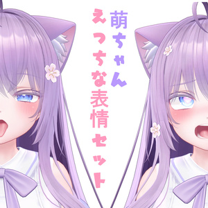 萌ちゃん専用　えっちな表情20個パック+アニメーションパック　Face Emotion Pack