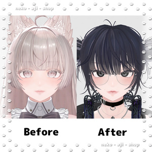 【LUMINA/ルミナ対応】Eyes texture + Makeup texture + Face Blendshape + Face Animation🩶004 缩略图 2