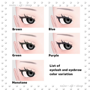 【LUMINA/ルミナ対応】Eyes texture + Makeup texture + Face Blendshape + Face Animation🩶004 缩略图 4