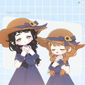 オフショルワンピ＆ゆるみつあみ [複数アバター対応] 缩略图 4